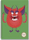 Shape Notebooks Spiral School Notebook Ruled B5 30 Paper Sheets Monsters (Various Designs or Colours)