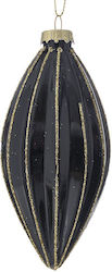 Set Ornamente Lacrimi De Sticlă Negre 13x6cm 6 Bucăți Set Ornamente Lacrimi De Sticlă Negre 13x6cm 6 Bucăți