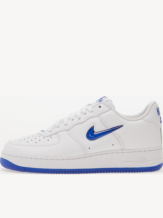 Nike Air Force Ανδρικά Sneakers White Hyper Royal FN5924-102
