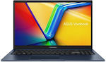 Asus Vivobook 15 X1504VA-BQ322W 15.6" IPS FHD (i3-1315U/8GB/512GB SSD/W11 Home) Quiet Blue (GR Keyboard)