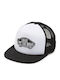 Classic Patch Curved Bill Jockey με Δίχτυ Λευκό