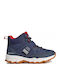 Peak Offroad Παιδικά Sneakers High με Σκρατς Μπλε