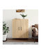 Sideboard Wooden Sonoma Oak 69.5x34x90cm