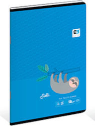 BestFor Notizbuch A5 Blaues Faultier