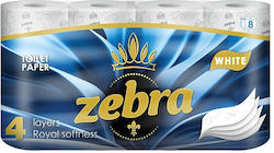 Zebra Toilet Paper 4-Ply