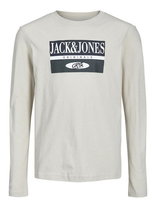 Jack & Jones Bluză pentru copii Cu mâneci lungi Ecru