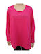 Target Women's Summer Blouse Cotton Long Sleeve Fuchsia