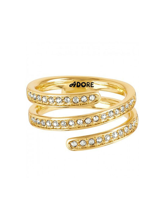 Adore Damen Ring Vergoldet