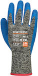 Portwest Latex Safety Gloves Gray