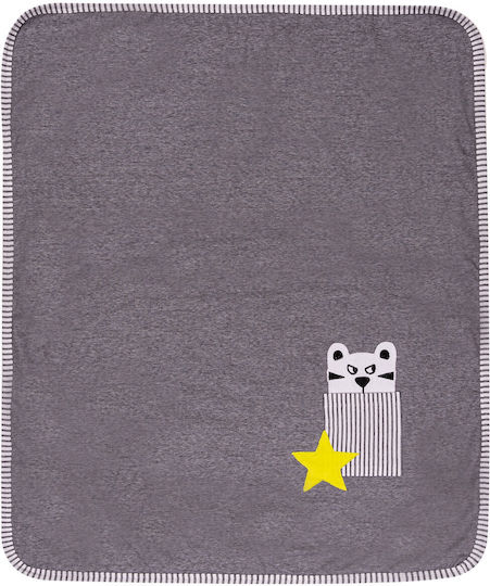 EMC Pătură Pepinieră Swaddling pături Gri 70x90cm