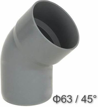 Palaplast Γωνία Съединител за тръби PVC Мъж/жена 63мм 7211/1063