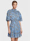 Silvian Heach DRESS Summer Mini Dress Light Blue