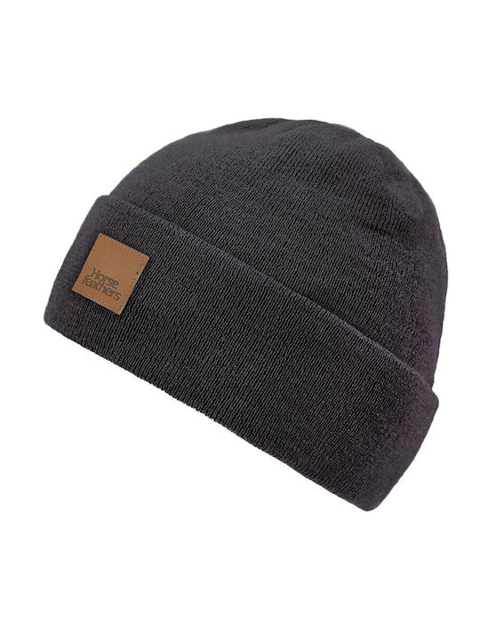 Horsefeathers Knitted Beanie Cap Gray