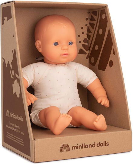 Miniland Μωρό Κούκλα European Baby για 3+ Ετών 32 εκ.