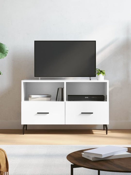 Particle Board TV Furniture with Drawers White ...