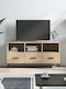 TV Stand Wooden Beige L102xW36xH50cm