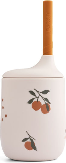 Liewood Baby Cup Ellis made of Silicone Orange Peach 230ml