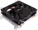 Powertech PT-1115 Low Profile CPU Cooling Fan for 115x/1200/1700/AM5 Socket