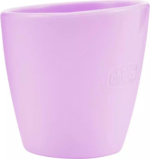 Chicco Kleinkinderbecher Take Eat Easy aus Silikon Rosa