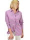 Potre Women's Long Sleeve Shirt Purple