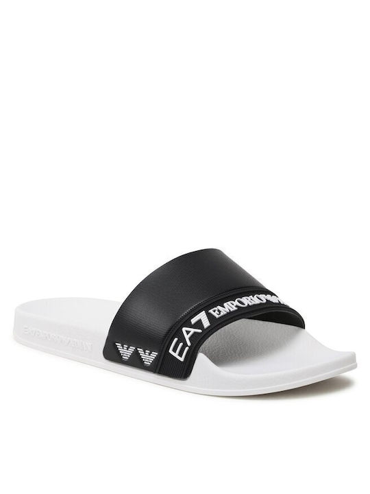 Emporio Armani Ανδρικά Slides Μαύρα