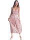 Midi Rock Blumen Rosa