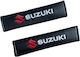 Set of 2pcs Car Seat Belt Pads Black