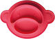 Nuby Baby Food Plate Monkey made of Silicone Red