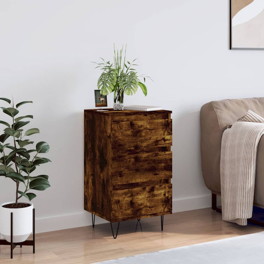 Wooden Chest of Drawers with 3 Drawers 40x35x70cm