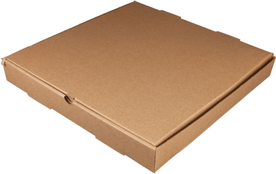 PaperQ Set de 100 Cutii de carton Cutii pentru pizza Kraft 30.1x29.8x4cm