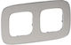 Legrand Switch Frame 2 Positions in Silver Color 754282