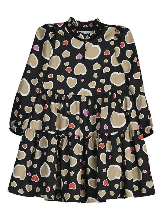 Abel & Lula Kids Dress Long Sleeve Black