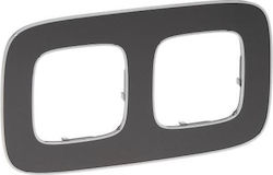 Legrand Switch Frame 2-Slots Gray 754292