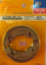 Aspira Bremsbacken, Σιαγώνες Motorradbremsbeläge Rückseite für Yamaha Crypton-X 135