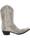 Damen Cowboy-Stiefeletten Beige