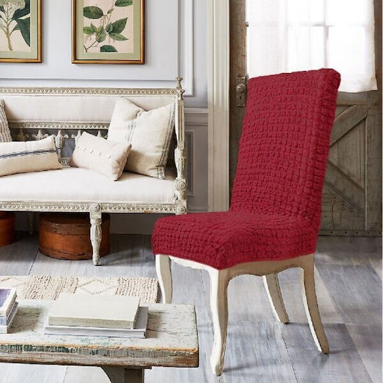 SpitiBazaar Еластичен Калъф За стол Червен 6бр SB-49
