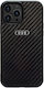 Audi Back Cover Πλαστικό Μαύρο (iPhone 14 Pro)