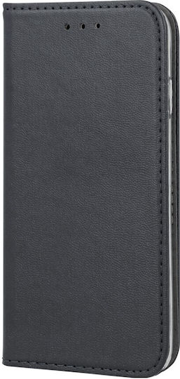 Smart Back Cover Δερμάτινο Μαγνητικό Μαύρο (Motorola Edge 30)