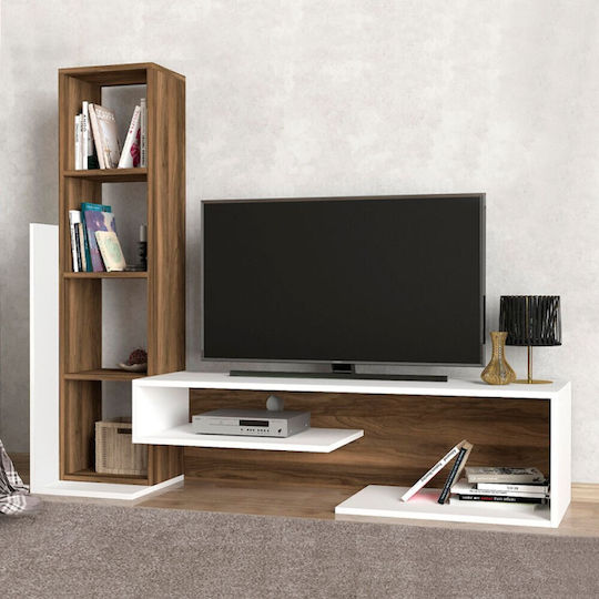 Bend Living Room TV Unit Brown L153.6xW39xH131cm