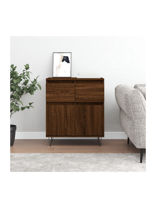 Sideboard Wooden Brown Oak 60x35x70cm