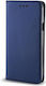 Smart Magnet Back Cover Πλαστικό Navy Μπλε (Motorola Edge 30)