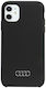 Audi Back Cover Σιλικόνης / Πλαστικό Μαύρο (iPhone 12 / 12 Pro)