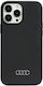 Audi Back Cover Silicone / Plastic Black (iPhone 13 Pro Max)