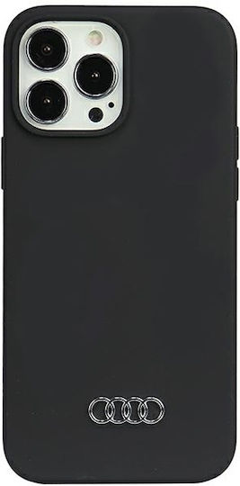 Audi Back Cover Silicone / Plastic Black (iPhone 13 Pro Max)
