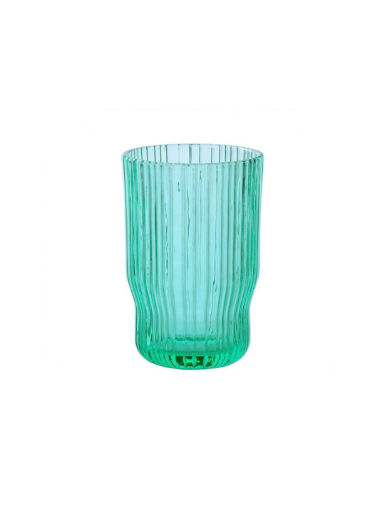 Marva Set de Pahare Apă din Sticlă în Culoare Verde 350ml 6buc