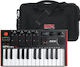 Akai Proffesional Midi-Controller Professional MPK Mini Play MK3 Bundle mit Hülle mit 25 Tasten Schwarz