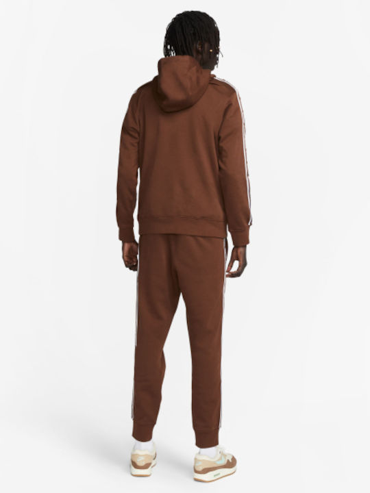 nike tracksuit brown
