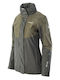Women's Short Lifestyle Jacket for Spring or Autumn Khaki