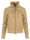 Γυναικείο Biker Jacket Μπεζ