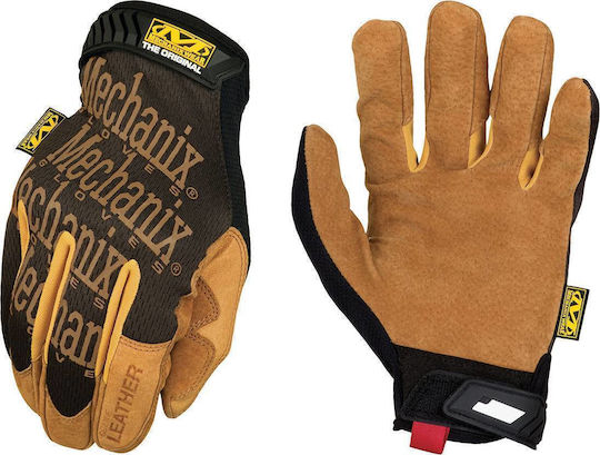 Mechanix Wear Durahide Γάντια Εργασίας Καφέ Δερμάτινα XXL